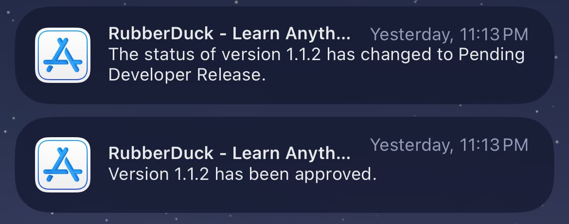 App Store accepted screenshot