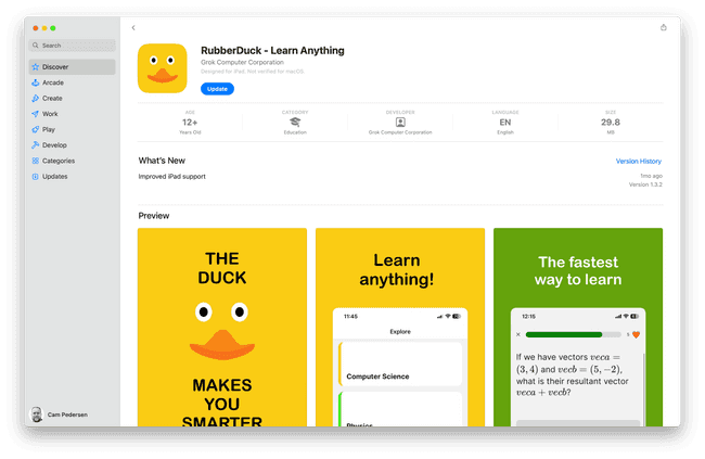 RubberDuck in the App Store